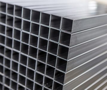 304 Stainless Steel Square Tube 1 3/4 x 1 3/4 x .083 x 90 Alloy 