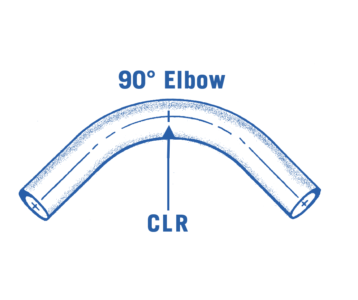 90° Round Aluminum Elbow