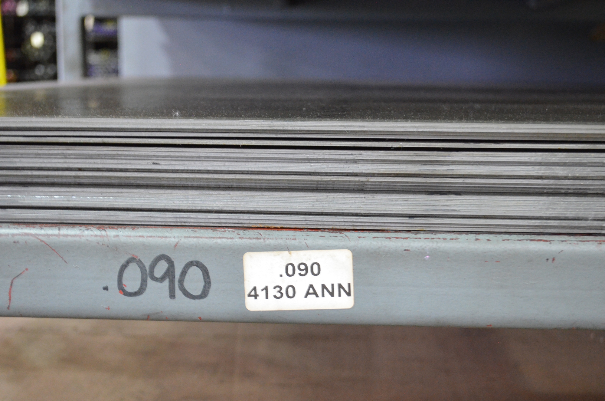 Alloy 4130 Annealed AMS-6350 Chromoly Steel Sheet Qty of 1 .120 x 12 x 36 